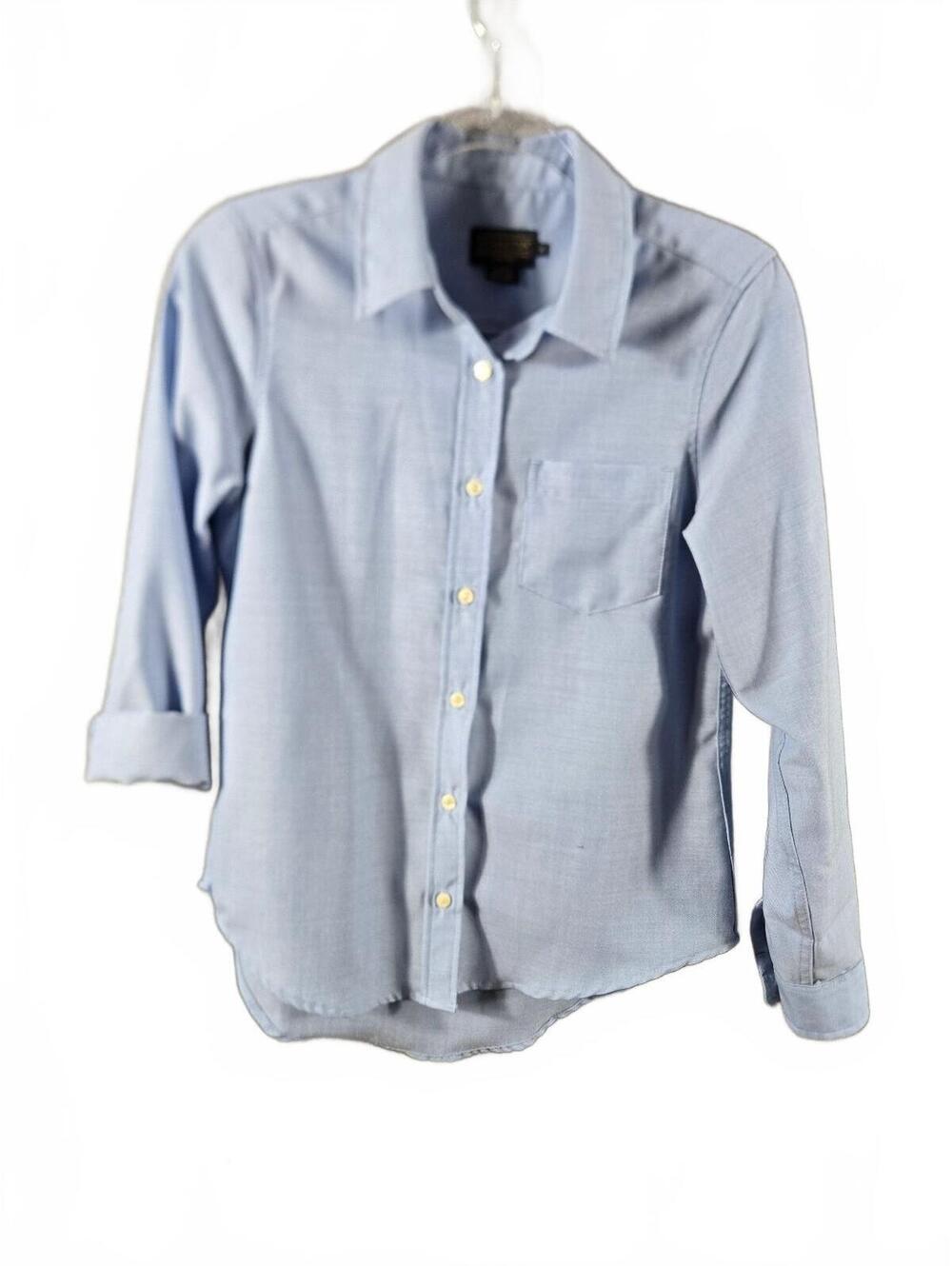 Pendleton Virgin Wool Oxford Button Down Shirt Size S EUC